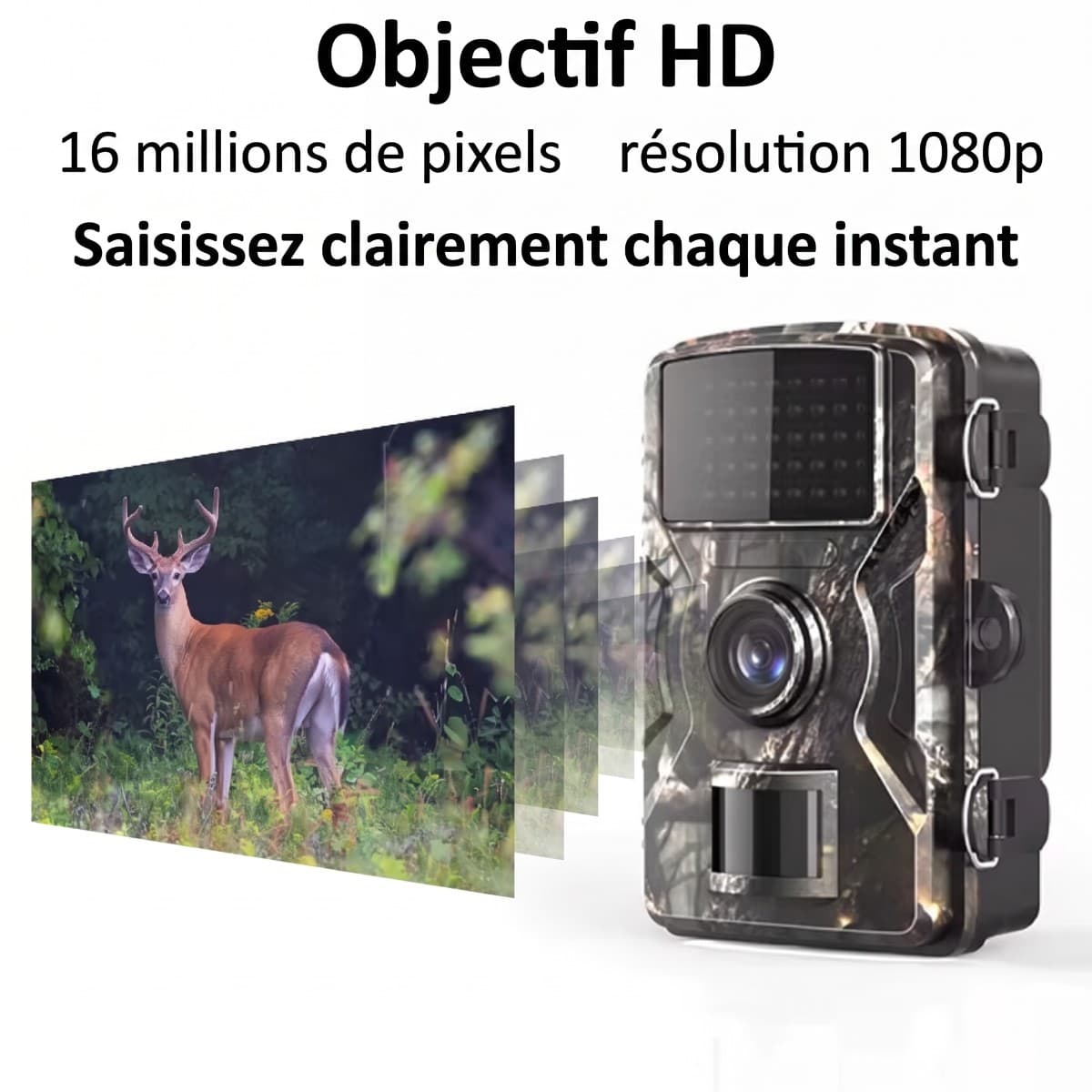 WildTrail E20 – Caméra de Chasse avec Écran Intégré