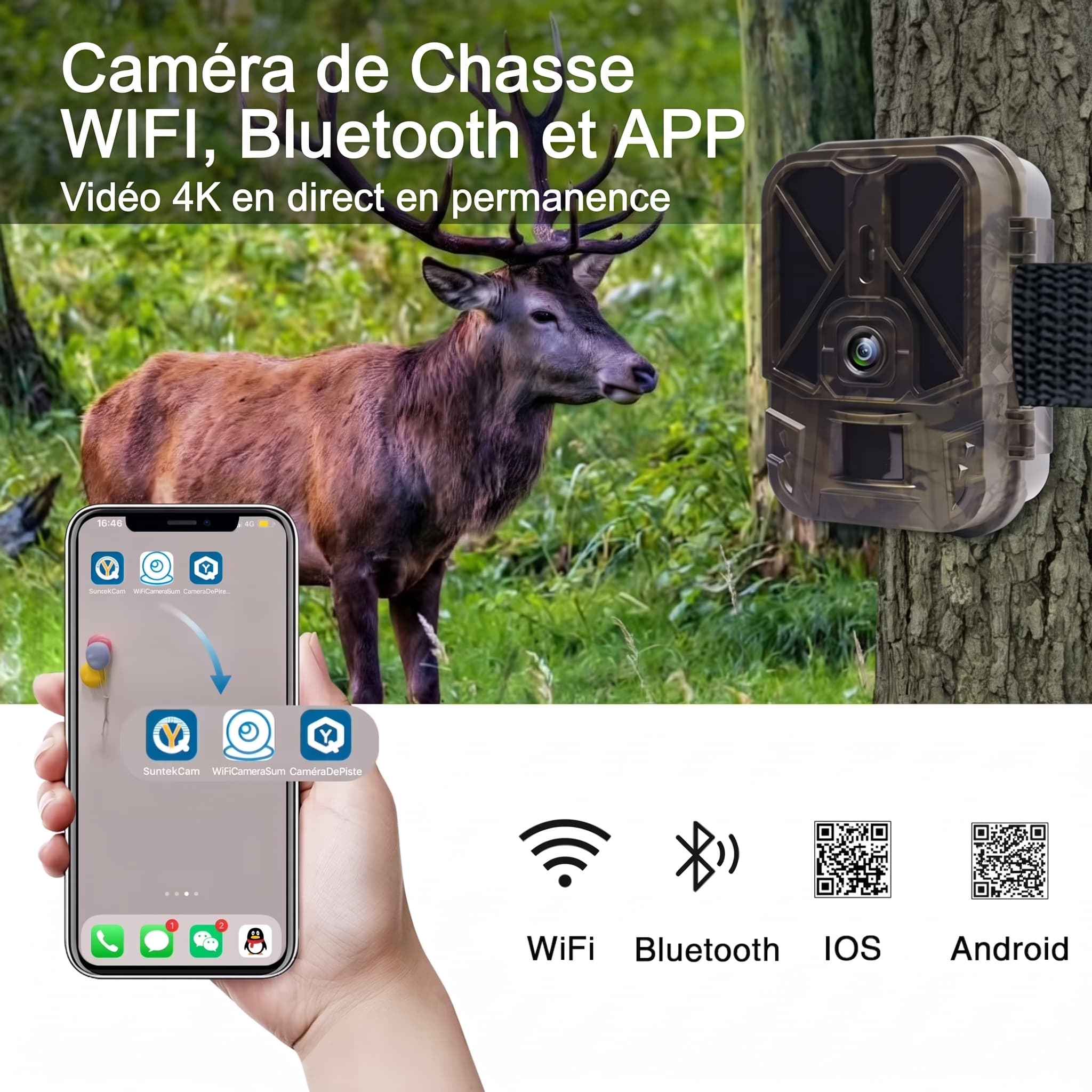 Une application mobile pour piloter votre caméra à distance